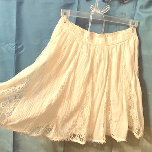 Hollister lace and cotton skirt size XL